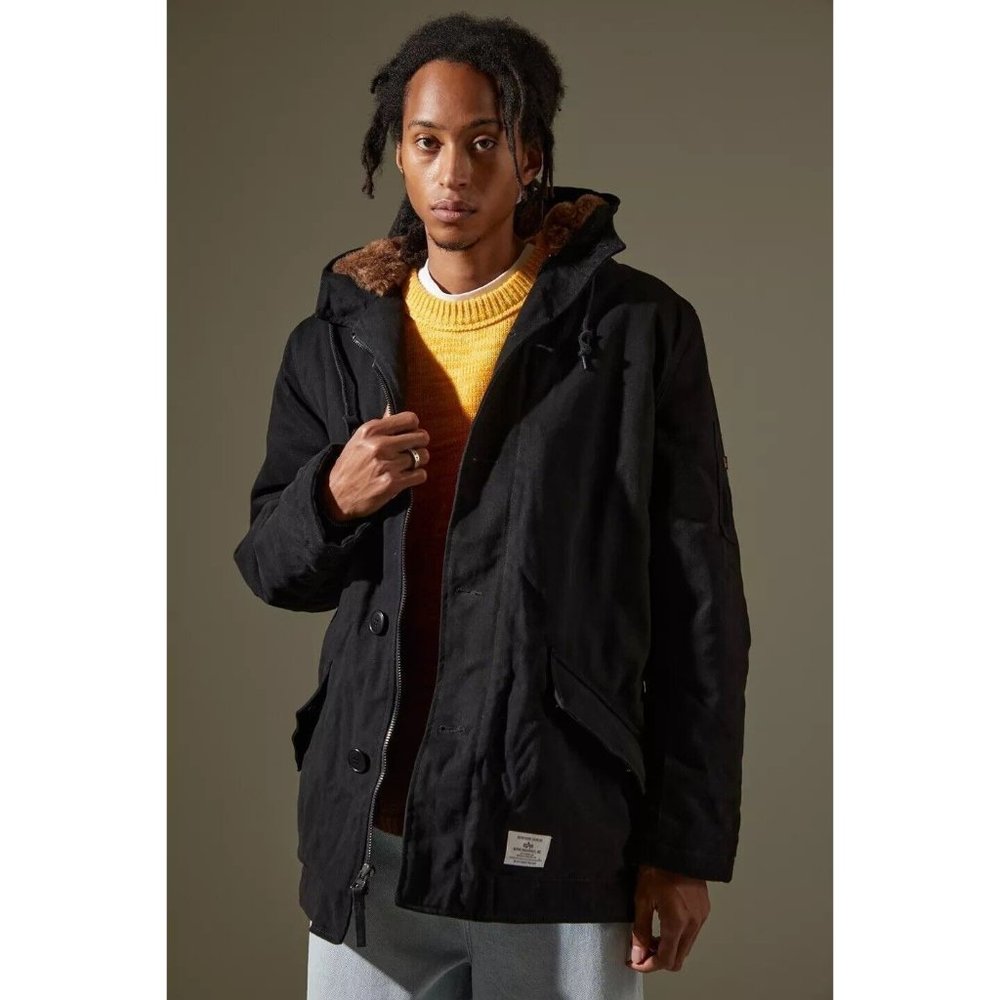 NWT Urban Outfitters Alpha Industries N-2 Deck Mod Parka Jacket Size M Z383